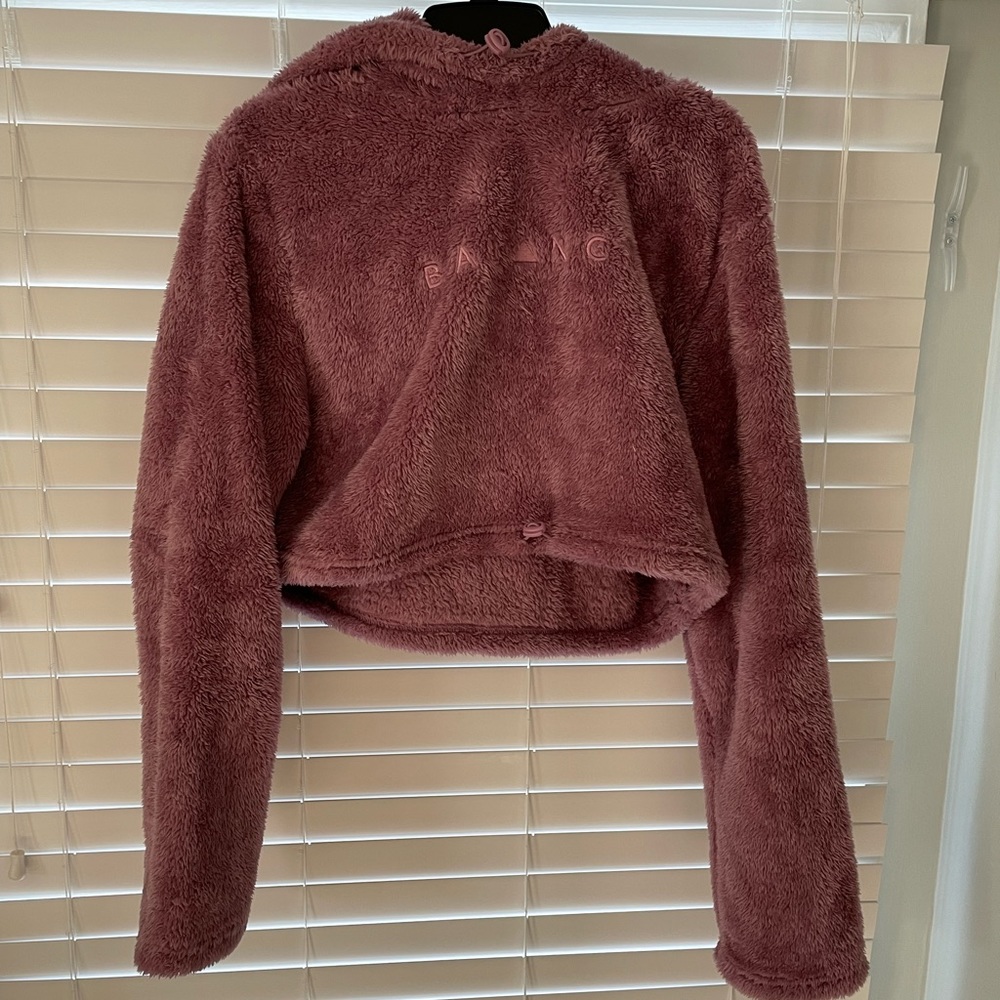 Vitality-Balance Athletics Sherpa Crop Hoodie